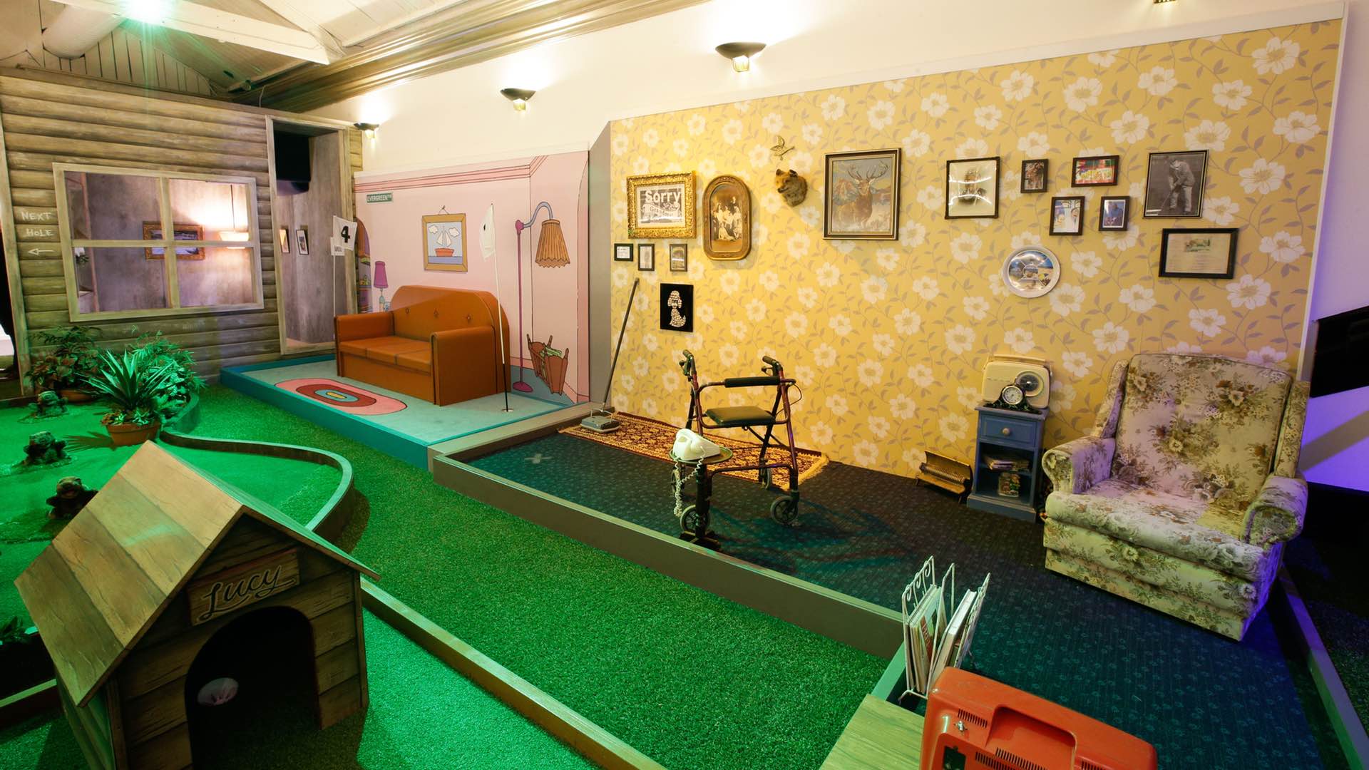 A Look Inside Melbourne's Insane New Two-Storey Mini-Golf Bar Holey Moley