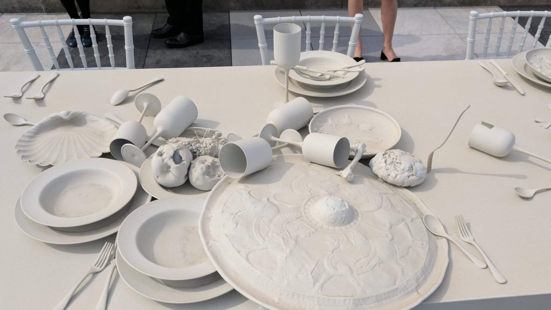 NYC's Metropolitan Museum of Art Has Installed a Surreal Rooftop Dinner Party
