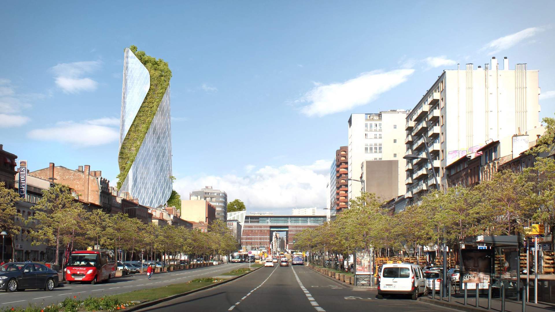 France's New Spiral Skyscraper Takes the Vertical Garden Trend to Great Heights
