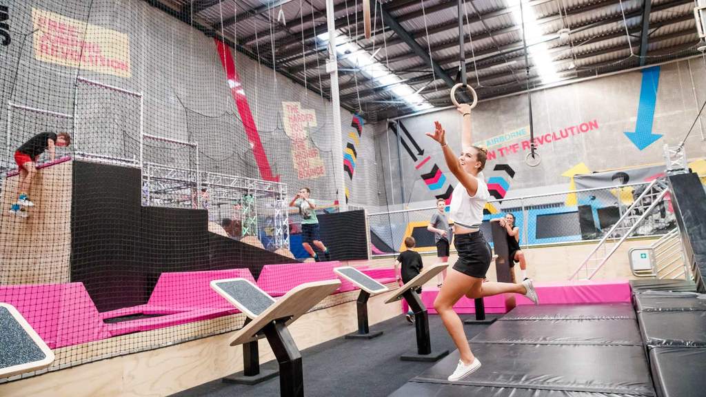A Jumping Free-For-All at BOUNCE Trampoline Park