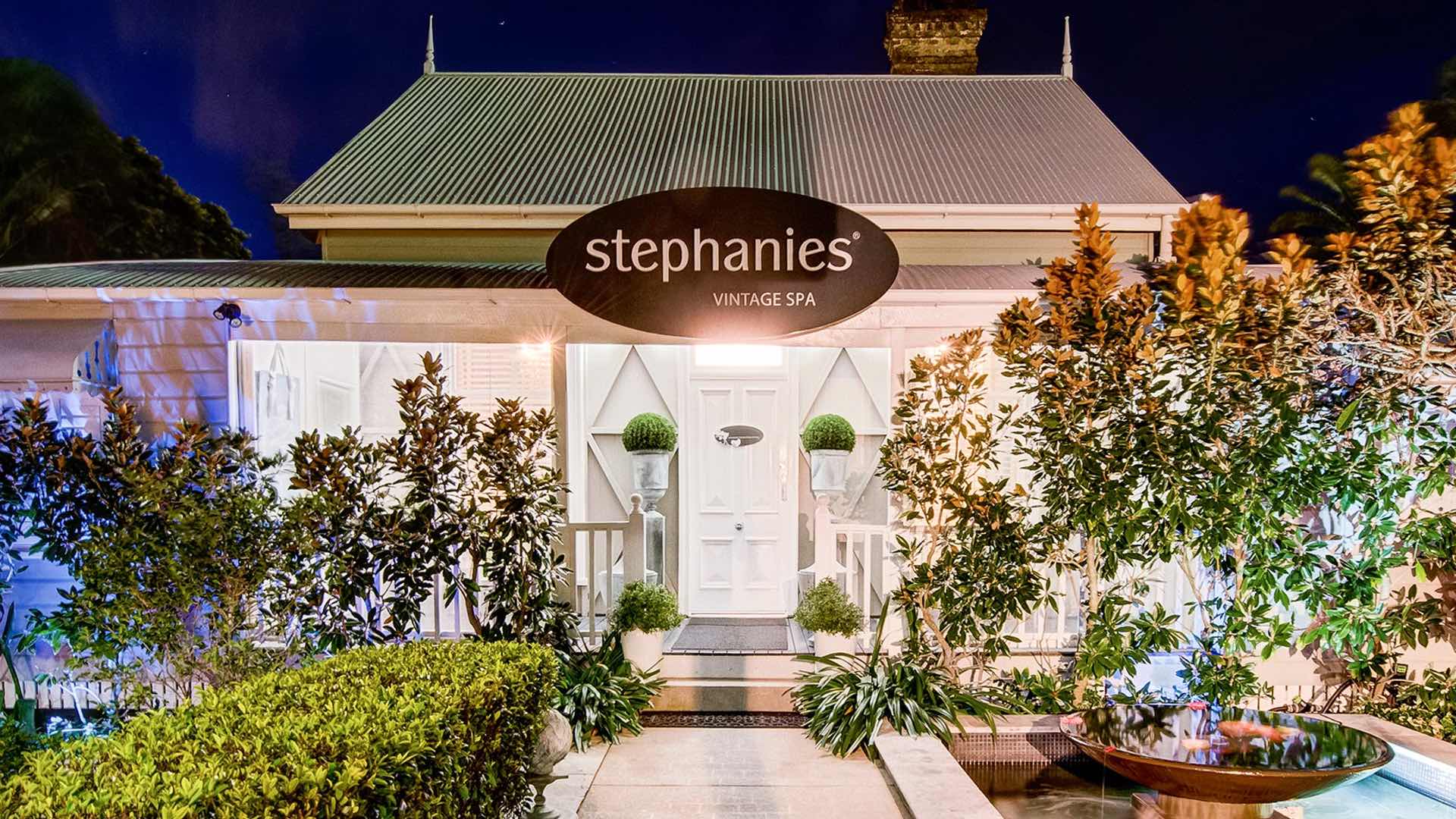 The entrance to Stephanie's Vintage Day Spa - one of the best spas in brisbane.