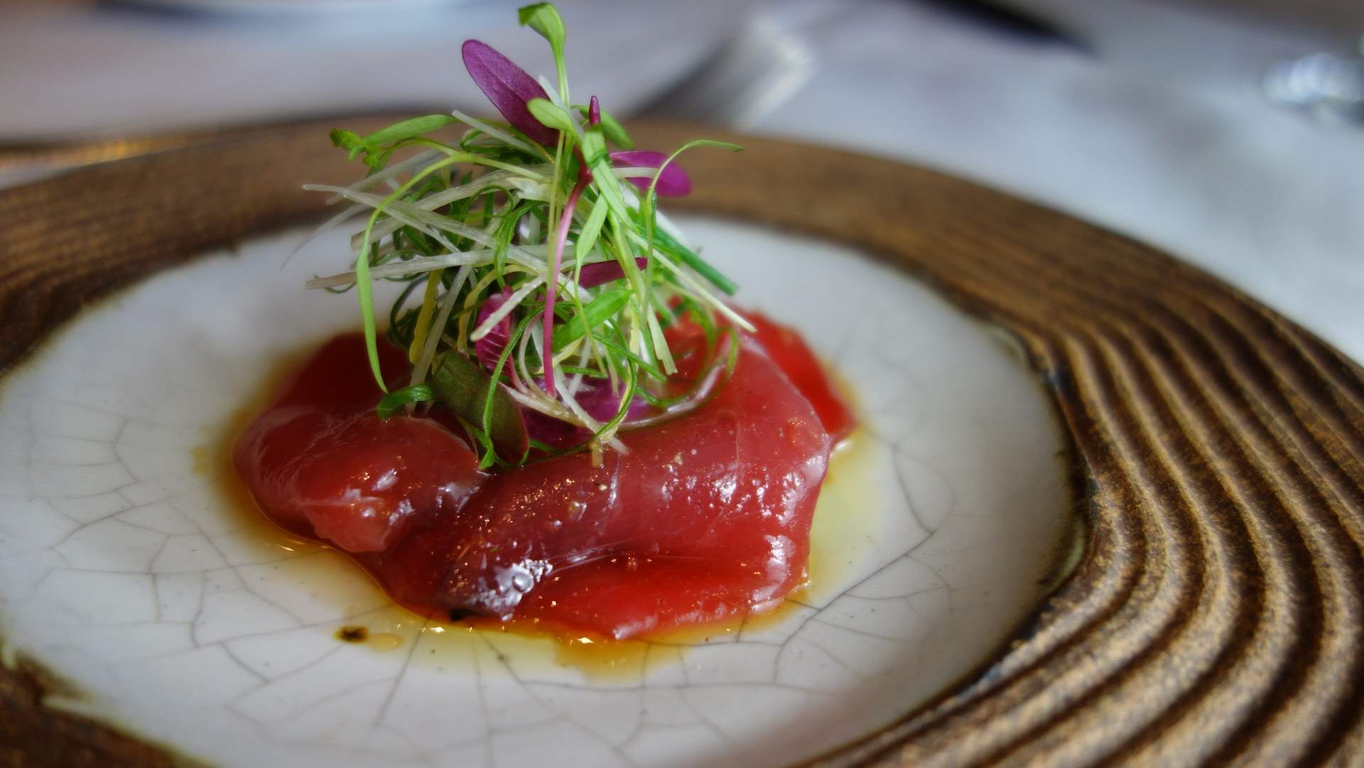 A Degustation Overlooking the Garden at Tetsuya's