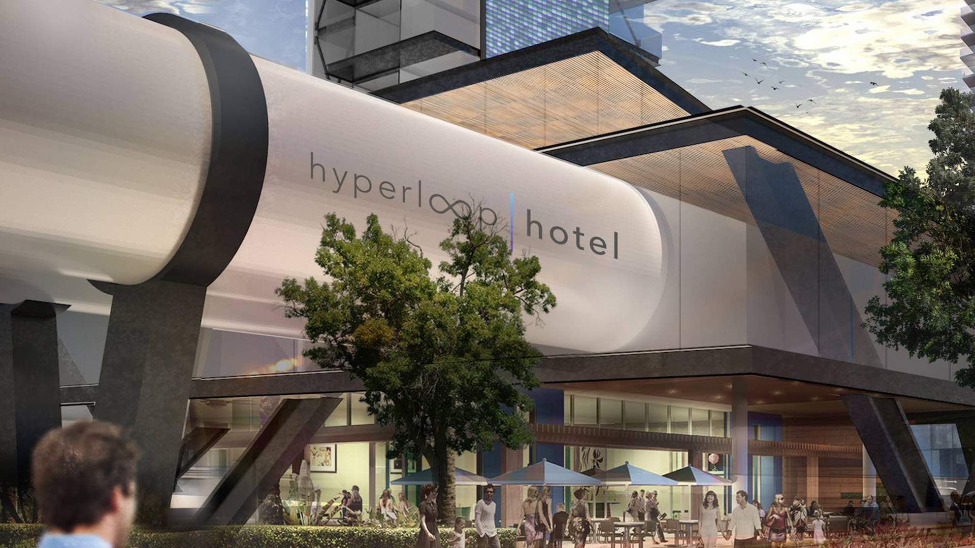 This Elon Musk-Inspired High-Speed Hotel Could Casually Zoom Between Cities