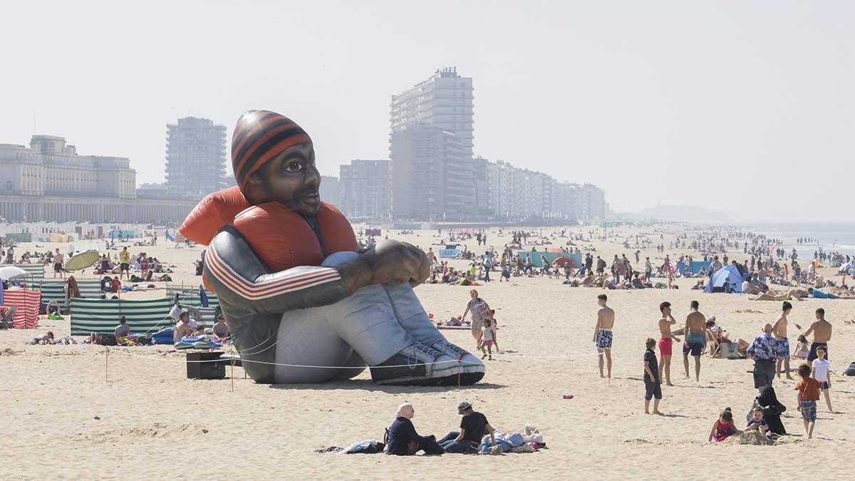 Inflatable Refugee Global Art Project