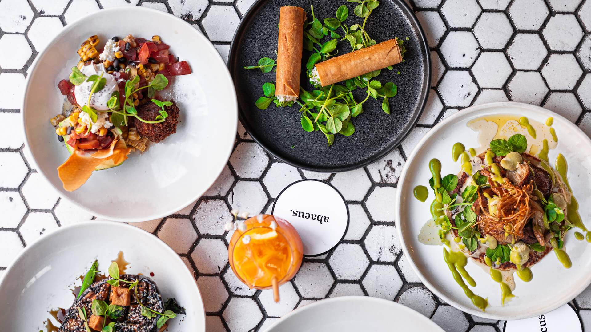 A selection of breakfast dishes at Abacus - - one of the best cafes in Melbourne that's home to some of the best breakfast in Melbourne.