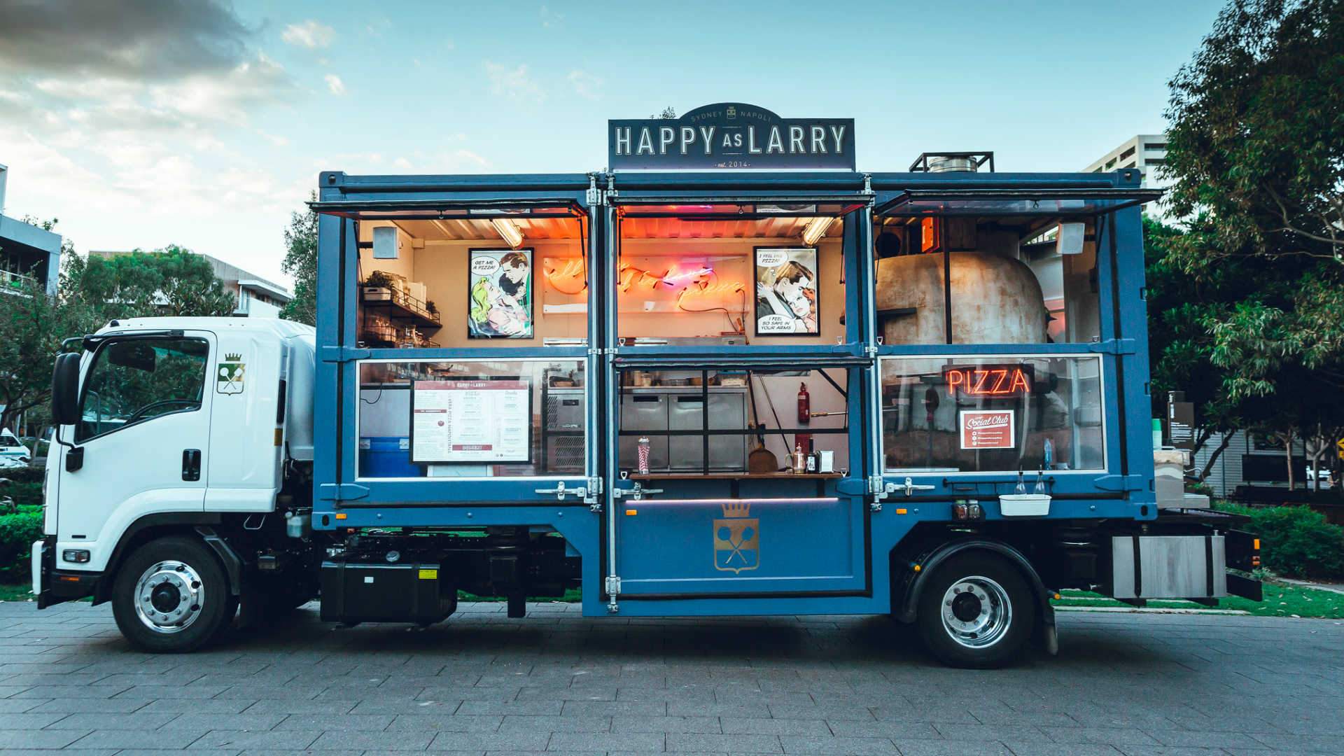 Sydney Food Truck Happy as Larry Opens CBD Pizza Cafe