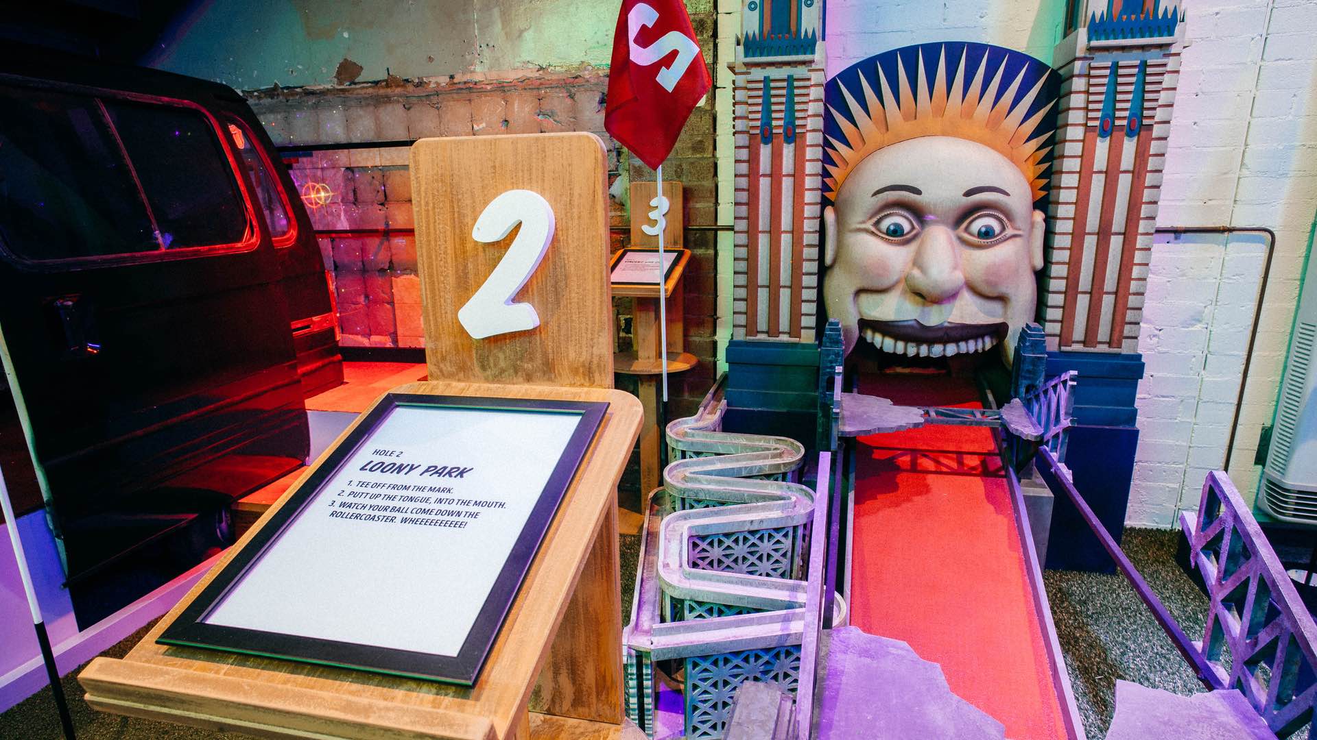 A Look Inside Sydney's Insane New Two-Storey Mini-Golf Bar Holey Moley