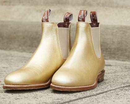 R.M. Williams Has Released a Pair of Gold Metallic Boots