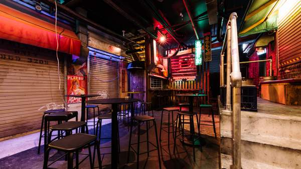 The beer garden at The Lansdowne Hotel - one of the best pubs in Sydney.