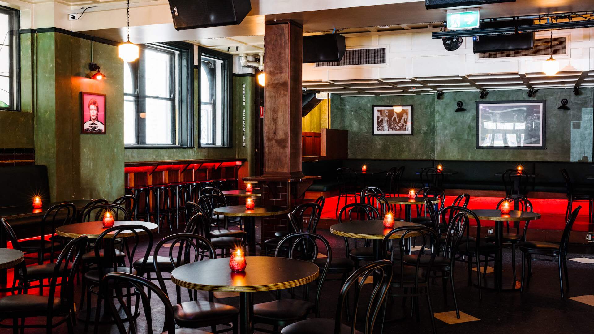 The main dining room at The Lansdowne Hotel - one of the best pubs in Sydney.