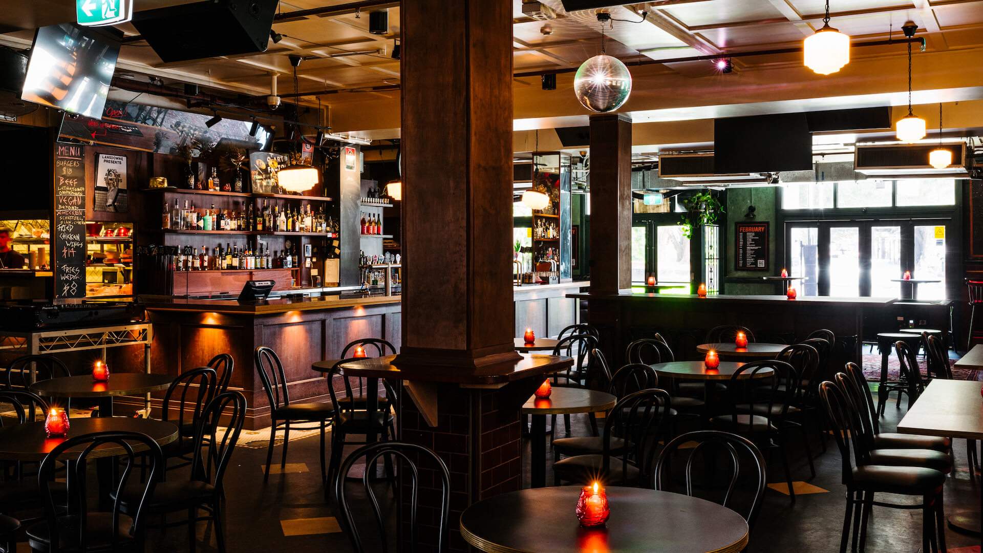 The bar at The Lansdowne Hotel - one of the best pubs in Sydney.