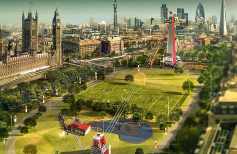 London's New Urban Zip Line Lets You Fly Across the City at 80 Kilometres per Hour