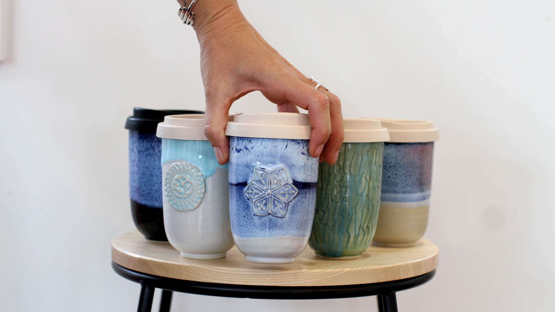 This Queensland Couple Makes Customisable Ceramic Keep Cups