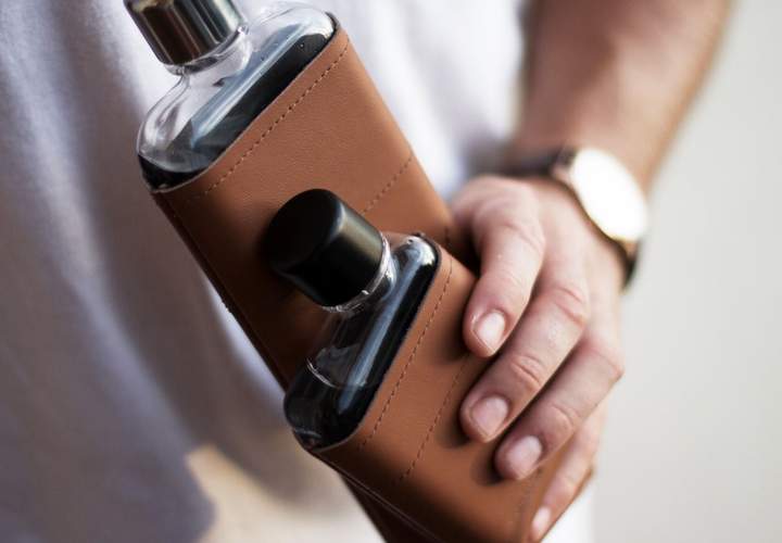 Background image for This New Range of Designer Water Bottles Are Flat Enough to Fit in Your Pocket