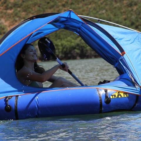 This New Inflatable Tent-Raft Hybrid Will Change the Way You Go Camping