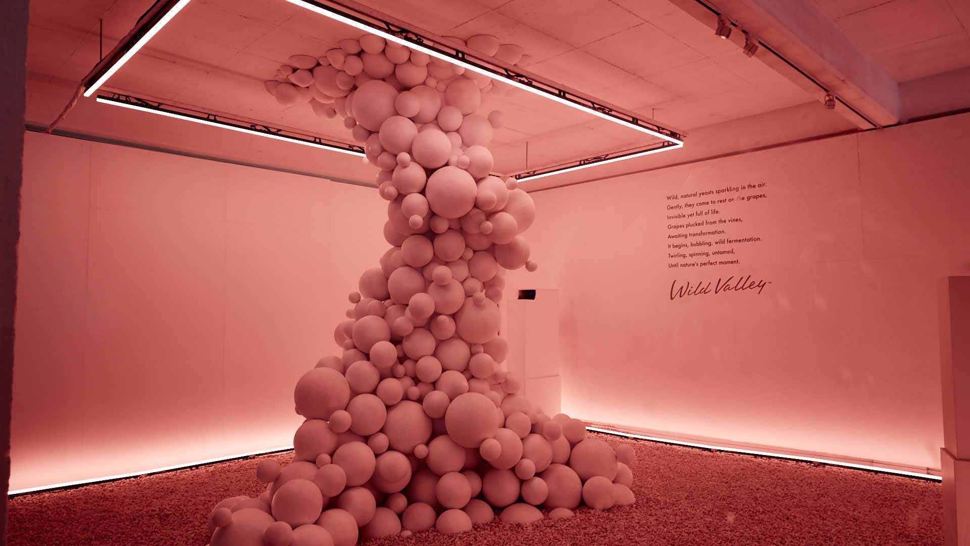 Look Inside a Huge, CBD Pop-Up Installation Exploring Art and Wine