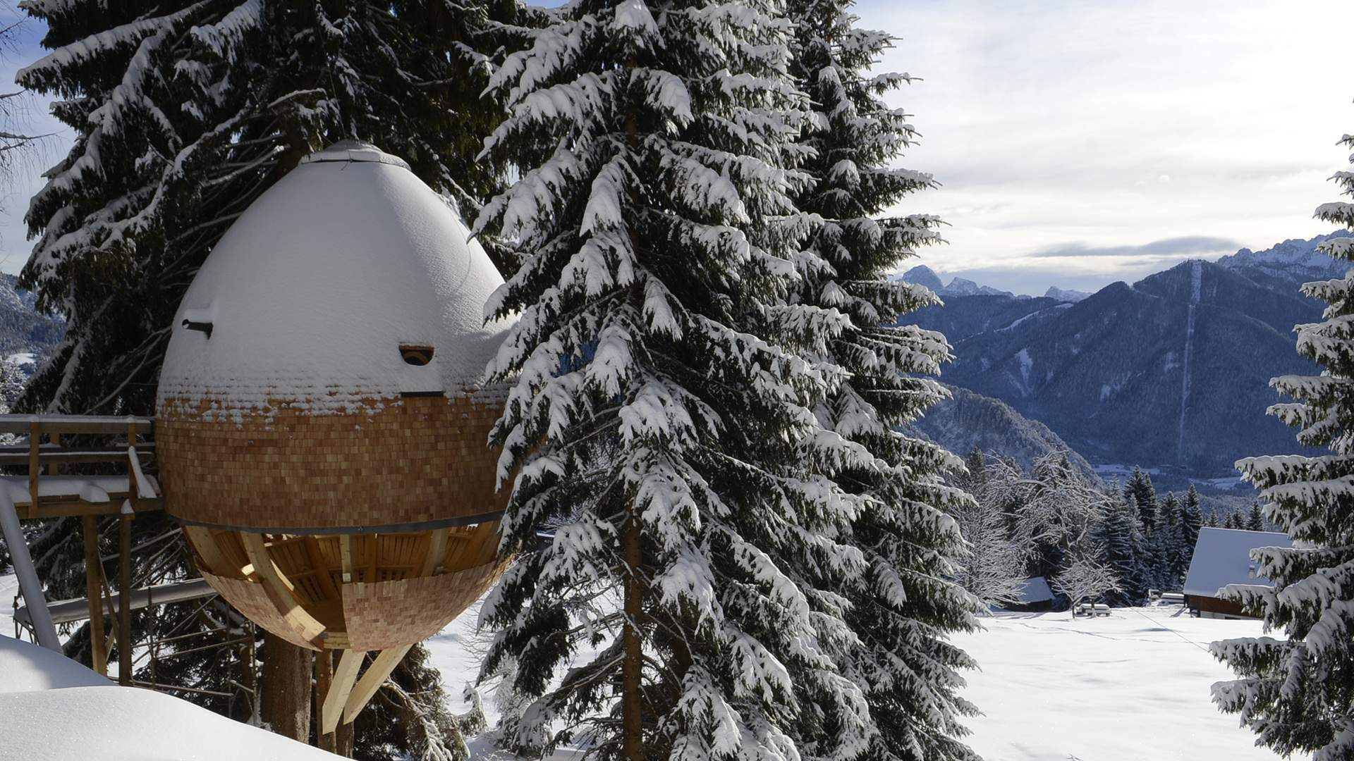 This Pinecone-Shaped Italian Holiday Home Is the Ultimate Treehouse With a View