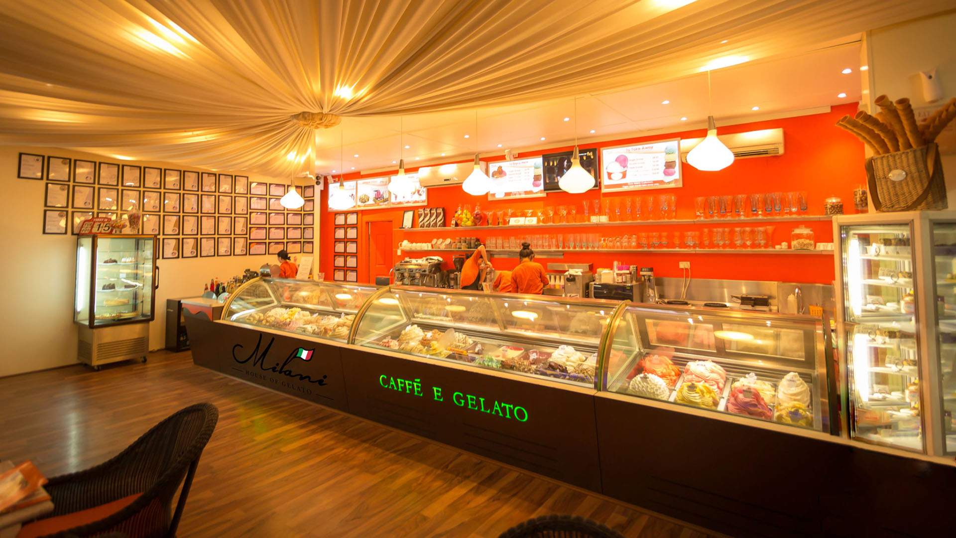Milani House of Gelato - home to some of the best gelato in Brisbane - and some of the best ice cream in Brisbane.