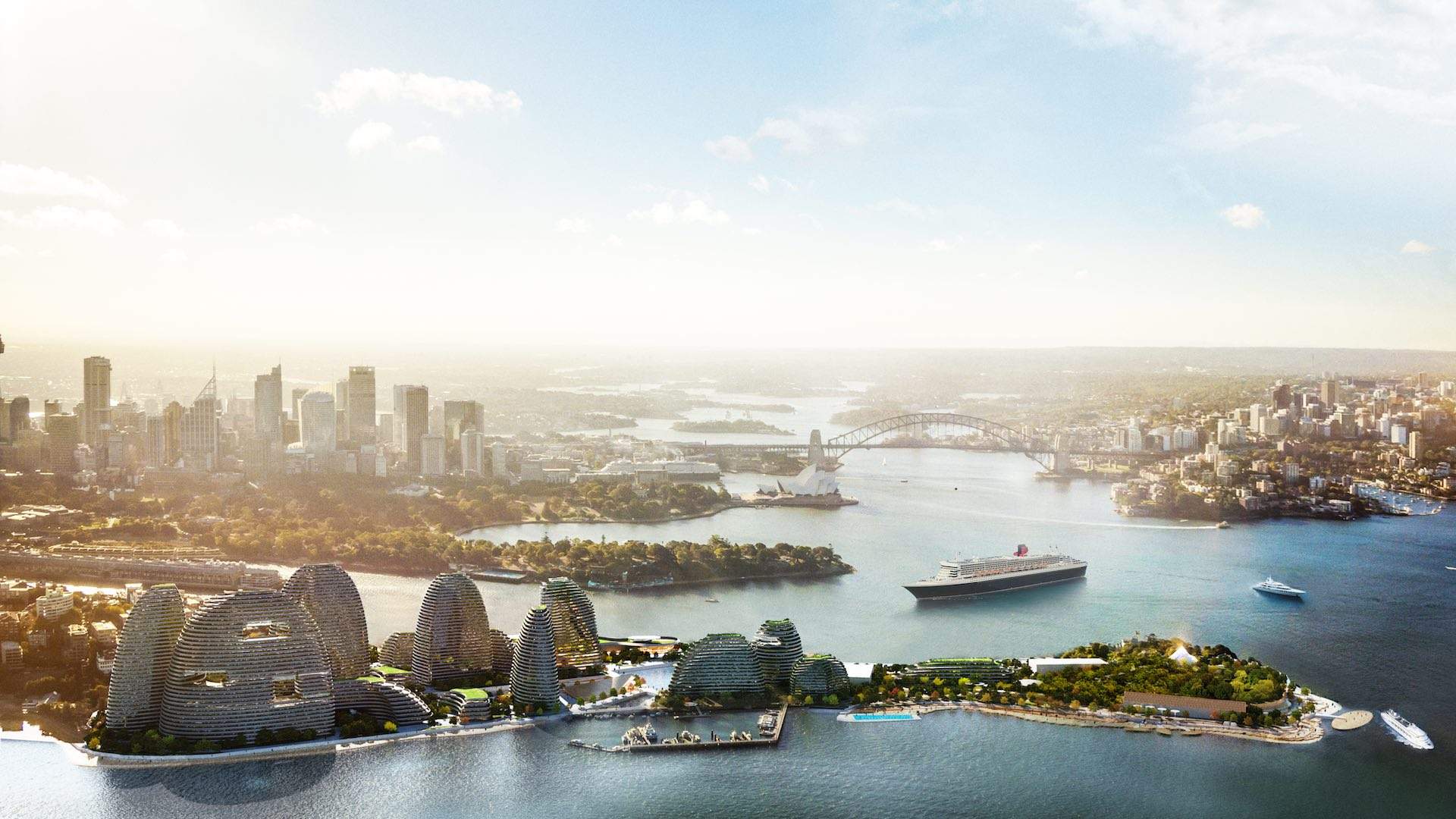 This Is What Sydney Harbour's Garden Island Could Look Like in 30 Years