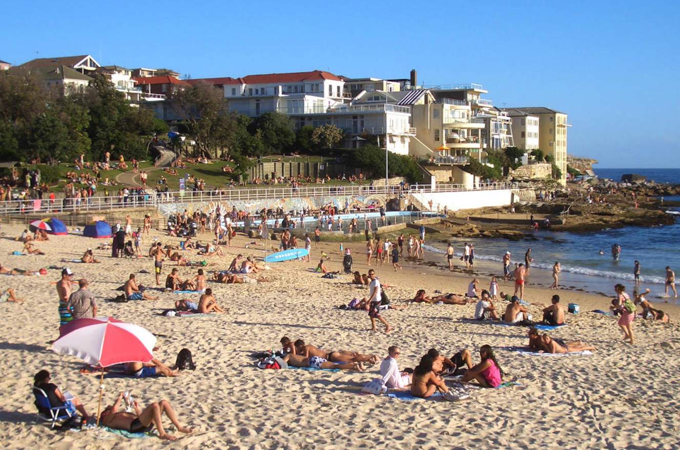 Fish and Chips Picnic at Bondi Beach Concrete Playground