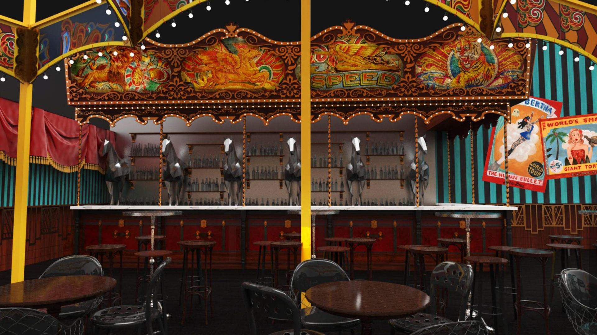 The Team Behind Holey Moley Are Opening a Circus-Themed 'Amusement' Bar