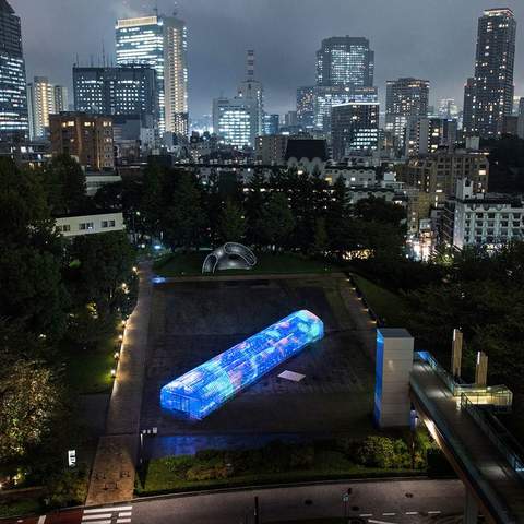 This Luminous Tokyo Greenhouse Lets You Turn Vegetables Into a Symphony of Light and Music