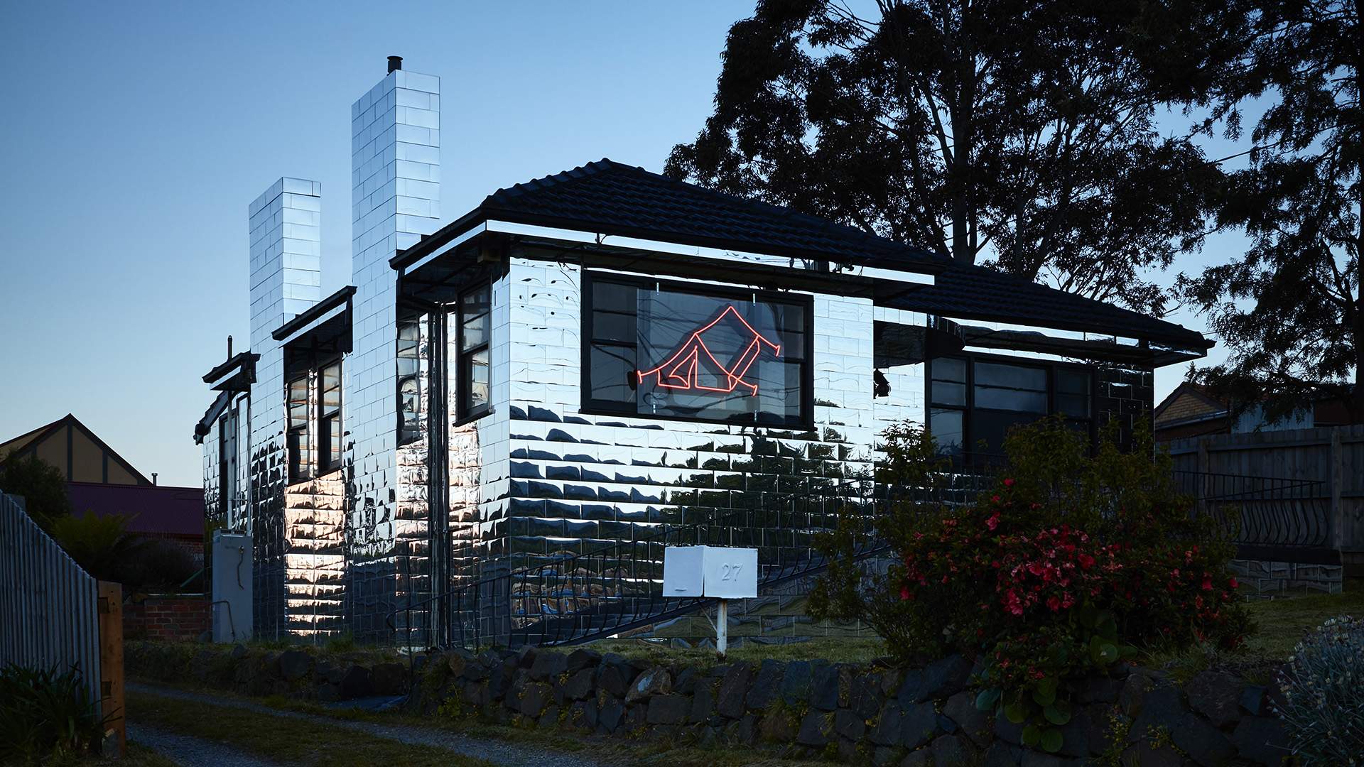 Artists Have Covered A Ferntree Gully House With Mirrors