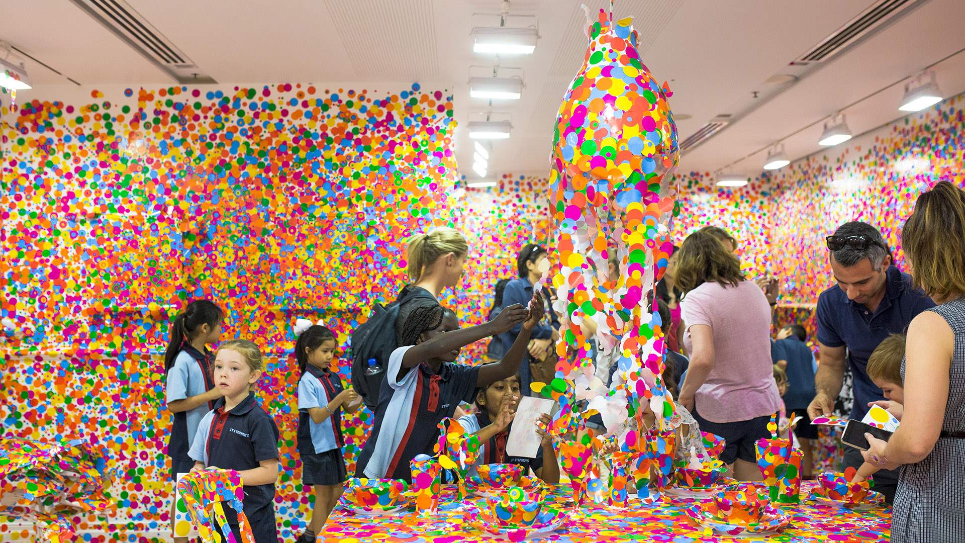 Yayoi Kusama The Obliteration Room, Brisbane