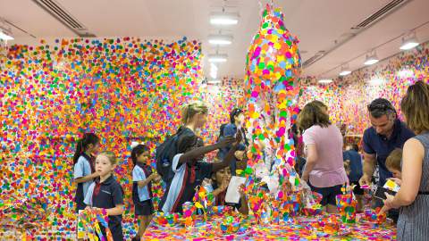 A Look Inside GOMA's Kaleidoscopic 'Yayoi Kusama: Life Is the Heart of a Rainbow' Exhibition