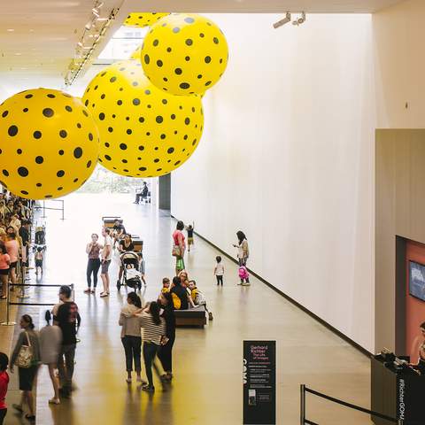 A Look Inside GOMA's Kaleidoscopic 'Yayoi Kusama: Life Is the Heart of a Rainbow' Exhibition