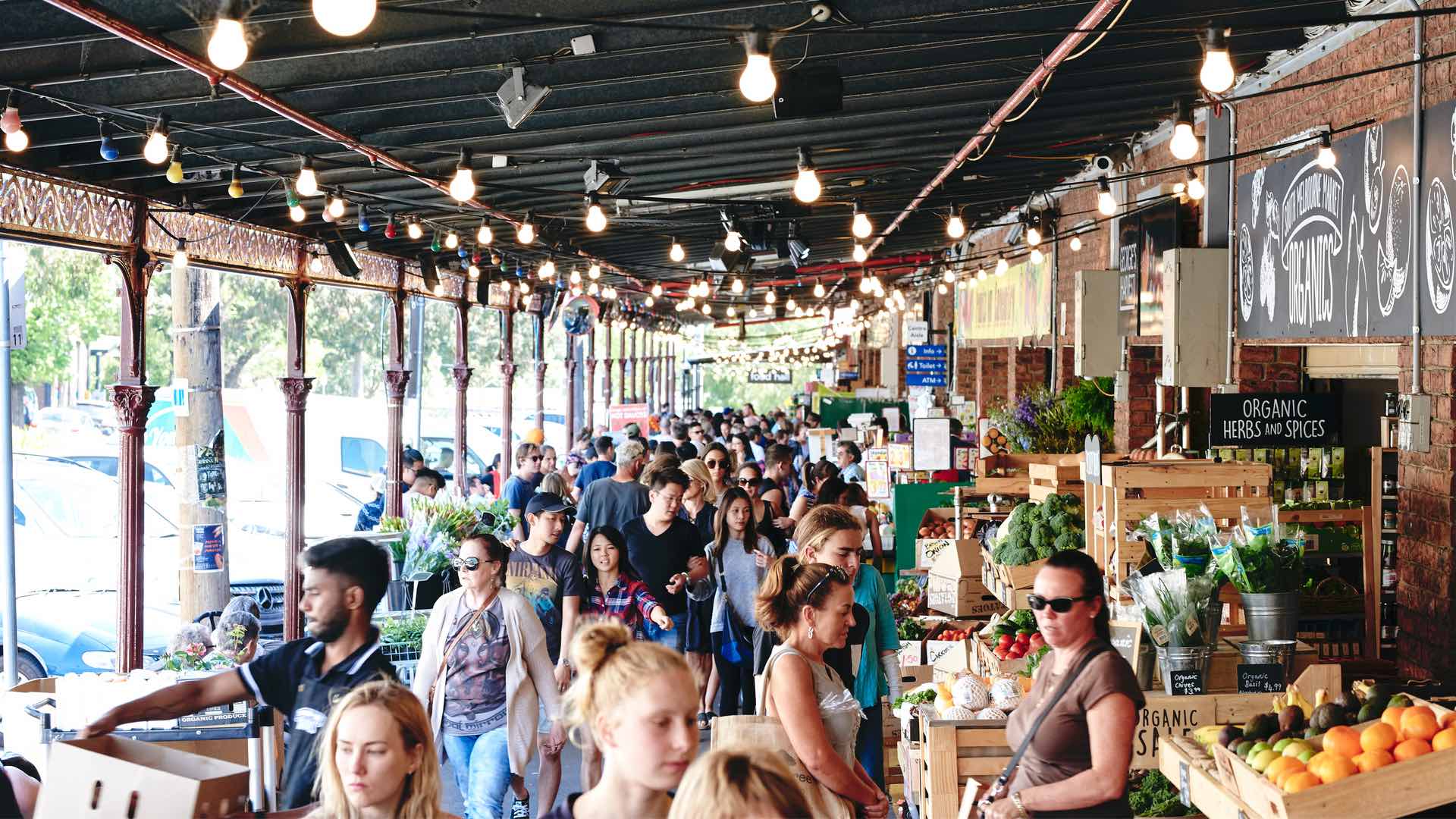 Christmas at South Melbourne Market