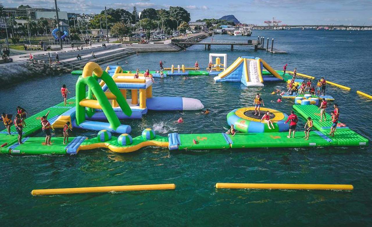 A Wipeout-Style Floating Water Park Is Opening in Tauranga