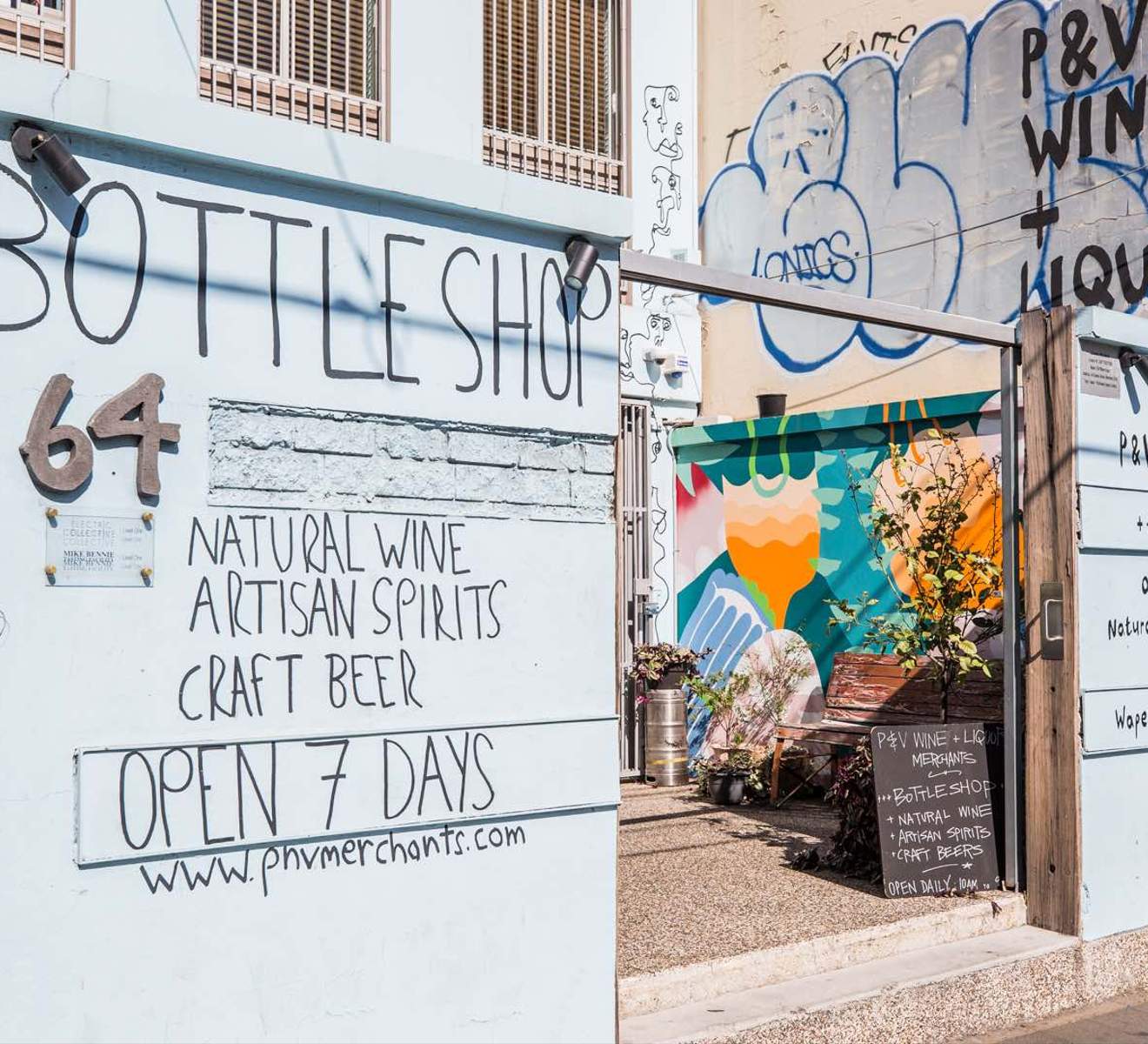 P&V Wine and Liquor Concrete Playground