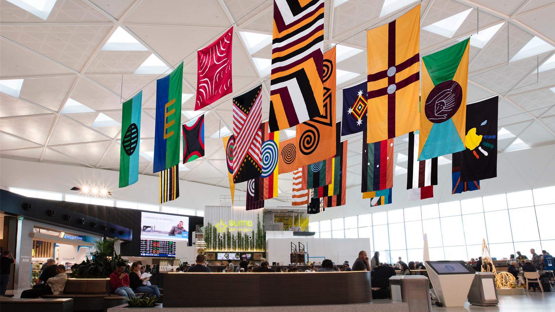 A Major Contemporary Aboriginal Artwork Will Grace Sydney Airport's International Terminal From 2018