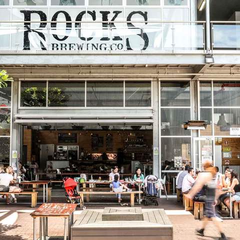 the exterior of Rocks Brewing Co in Alexandria, Sydney - sydney brewery and pub