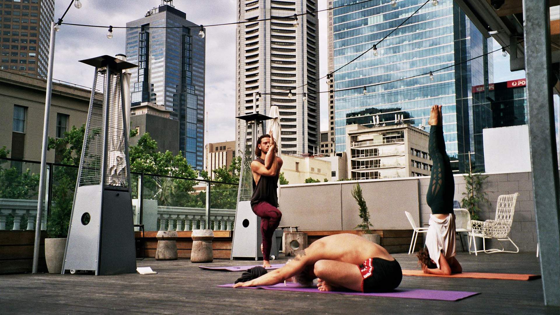 Rooftop Yoga Concrete Playground