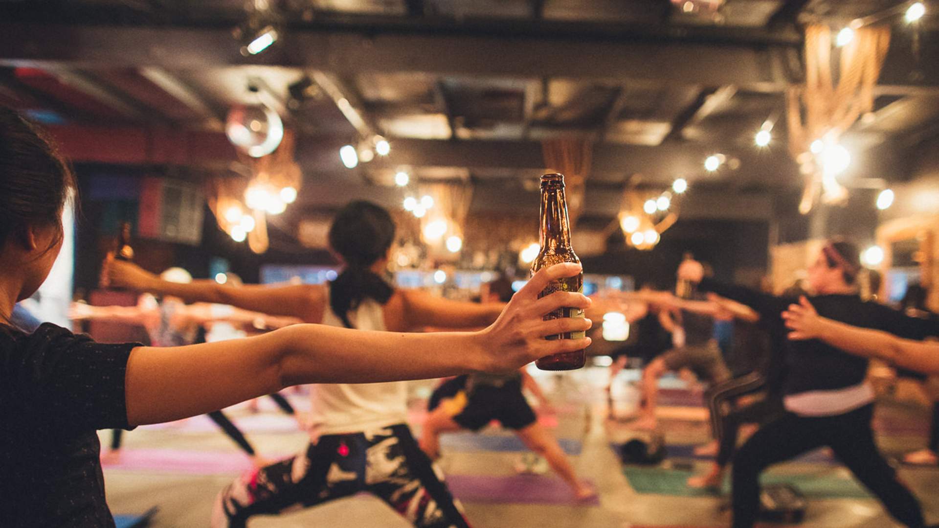 Beer Yoga — Valentine's Day Special