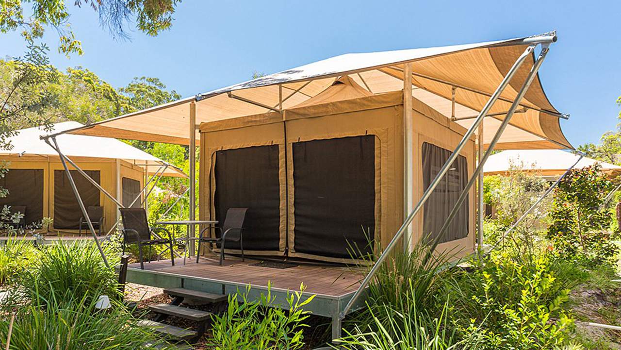 Castaways - one of the best places to go glamping in Brisbane - Queensland