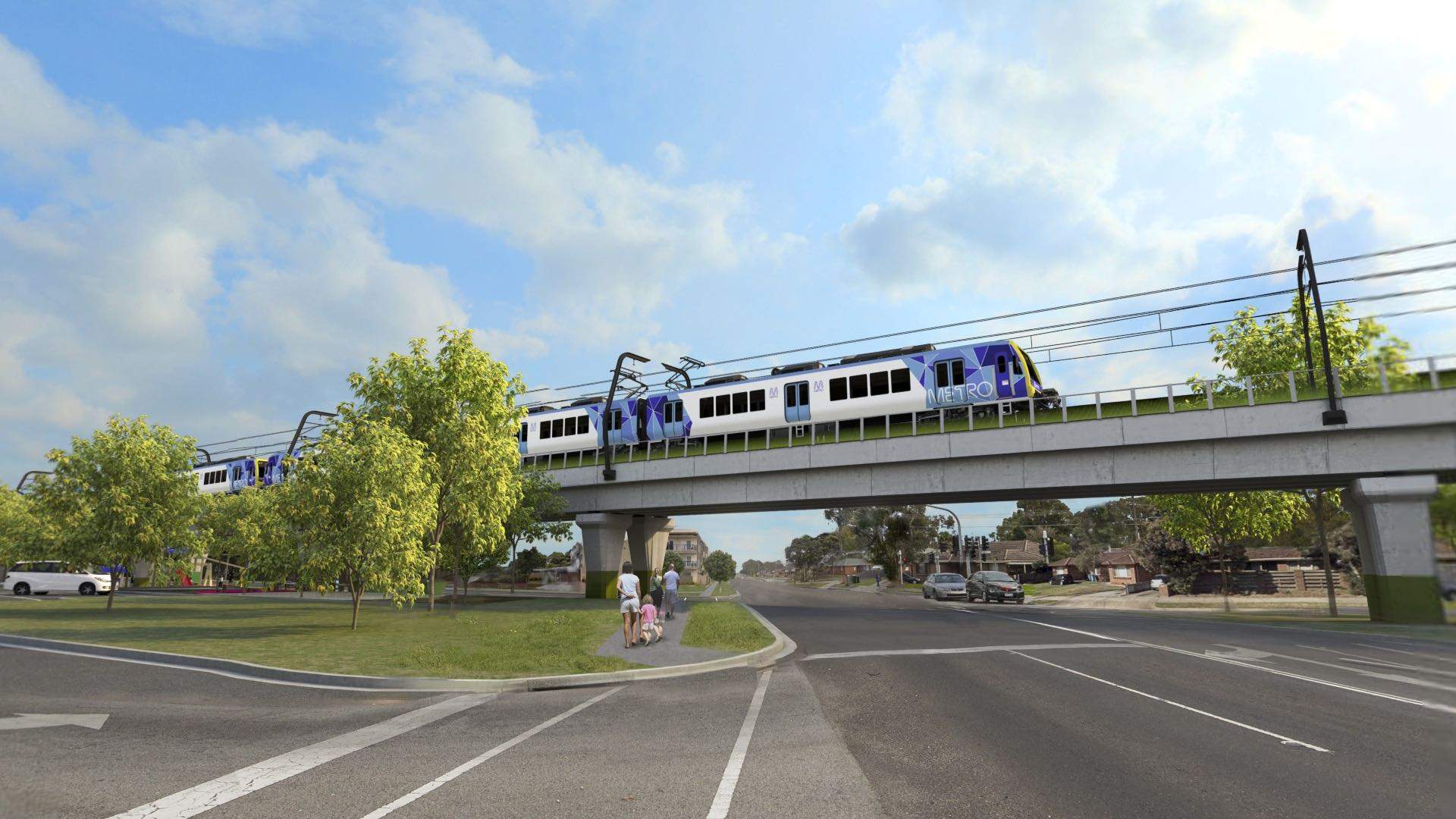 A New Elevated Train Line and Station Will Open in Melbourne This Week