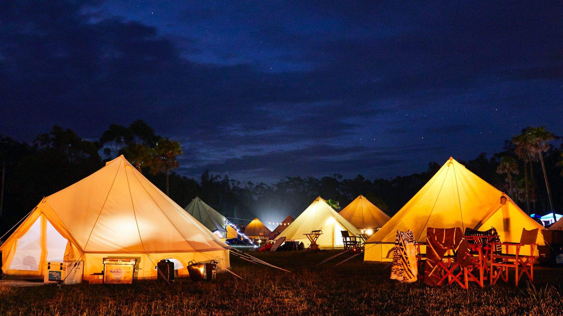 Glamping in the Garden