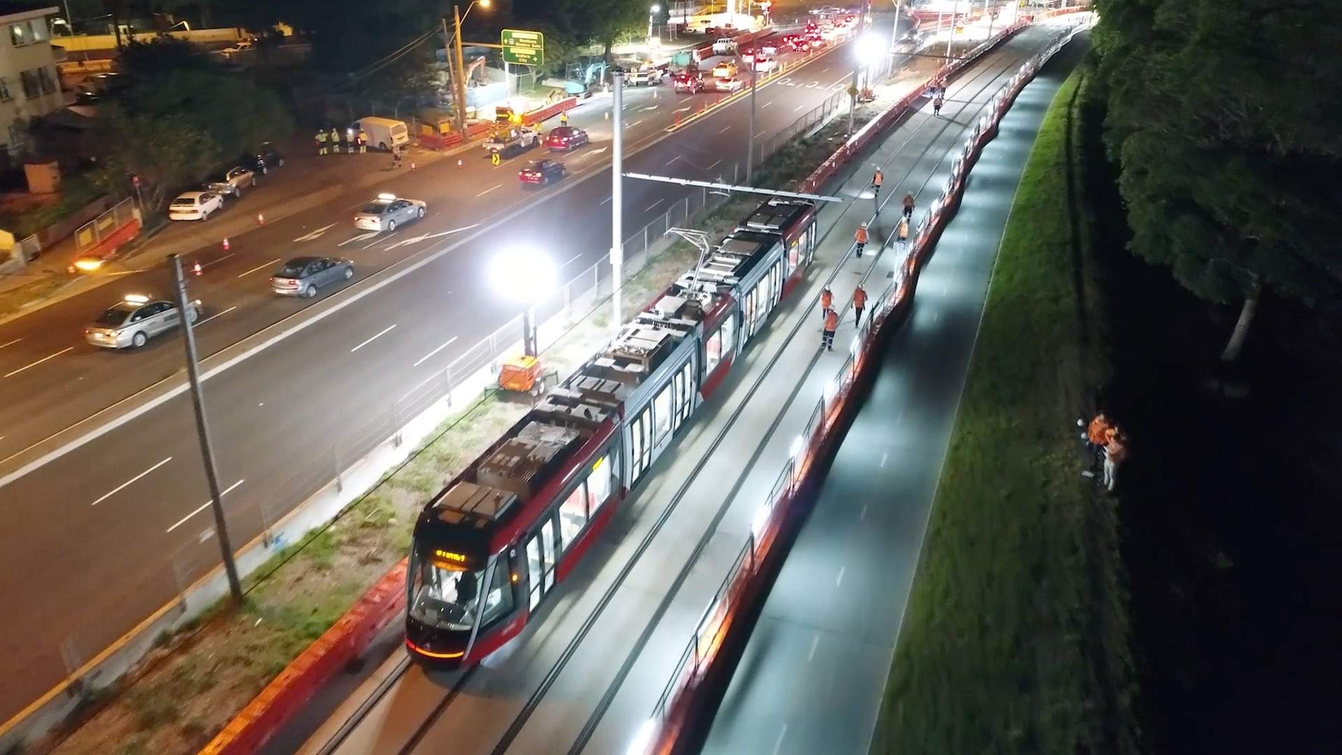 The First Tram Has Run on Sydney's New CBD and South East Light Rail System