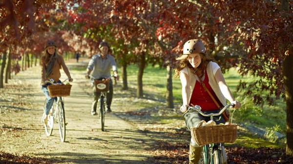 Pedal to Produce bike ride in the Victorian High Country in autumn