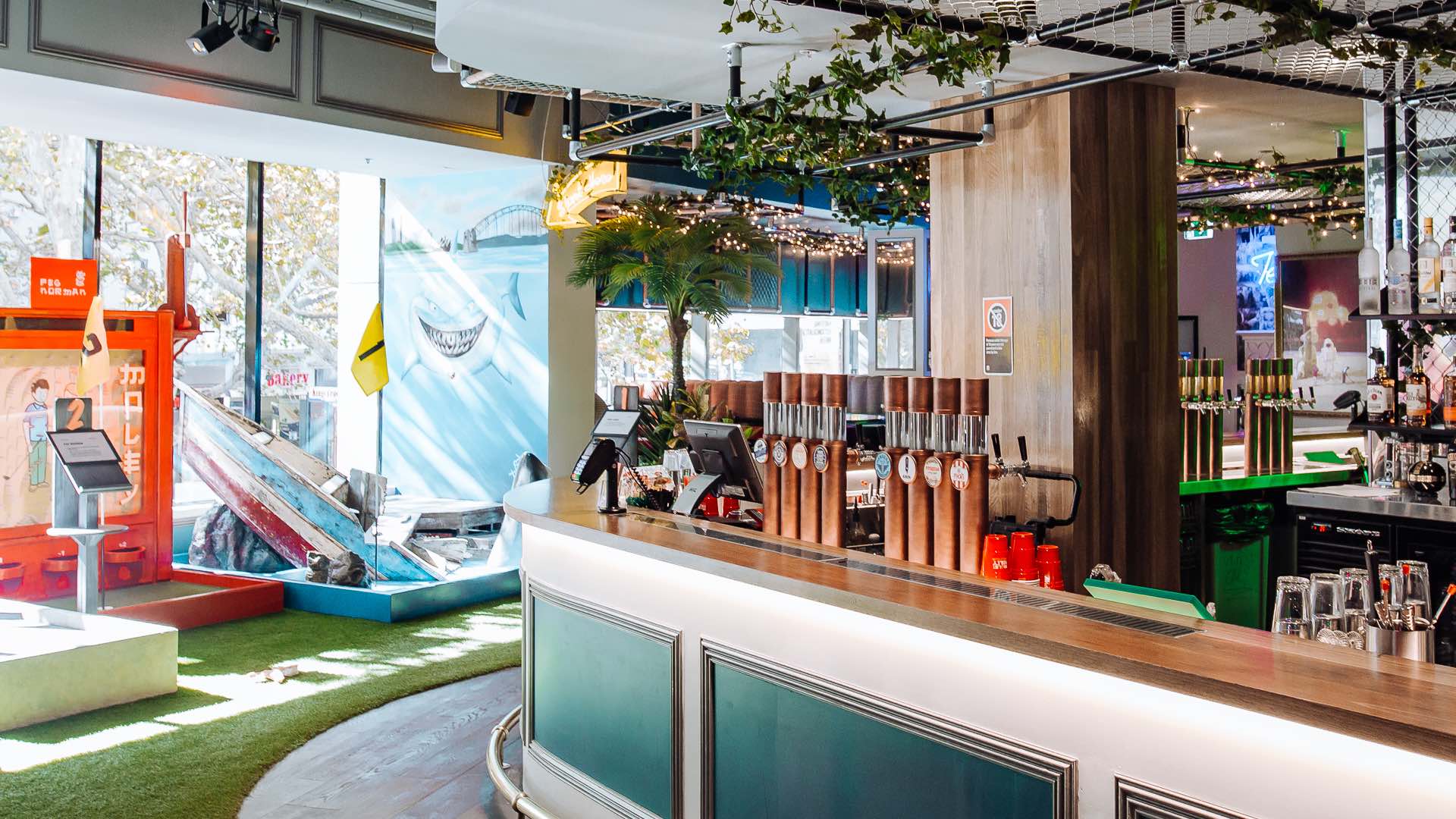 Holey Moley Mini Golf Bar Has Opened a Huge New Venue Underneath the Kings Cross Coke Sign