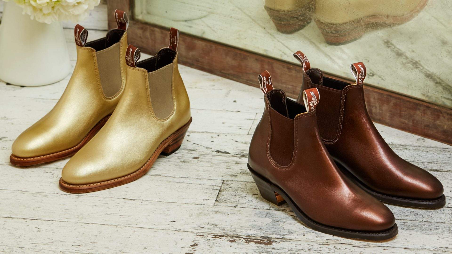 R.M. Williams Is Releasing a Second Run of Its Gold Metallic Boots