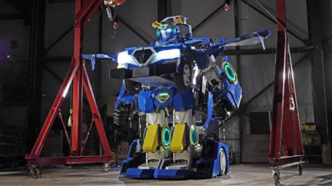 Someone in Japan Has Just Developed an IRL Optimus Prime-Style Transformer Car