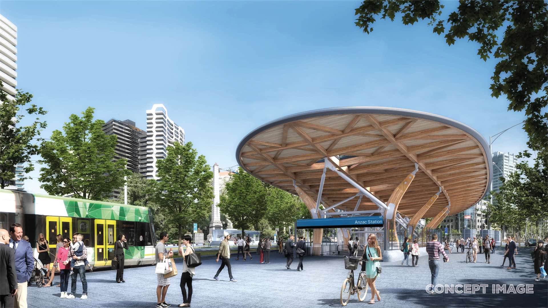 This Is What Melbourne's Five New Metro Tunnel Stations Will Look Like in 2025