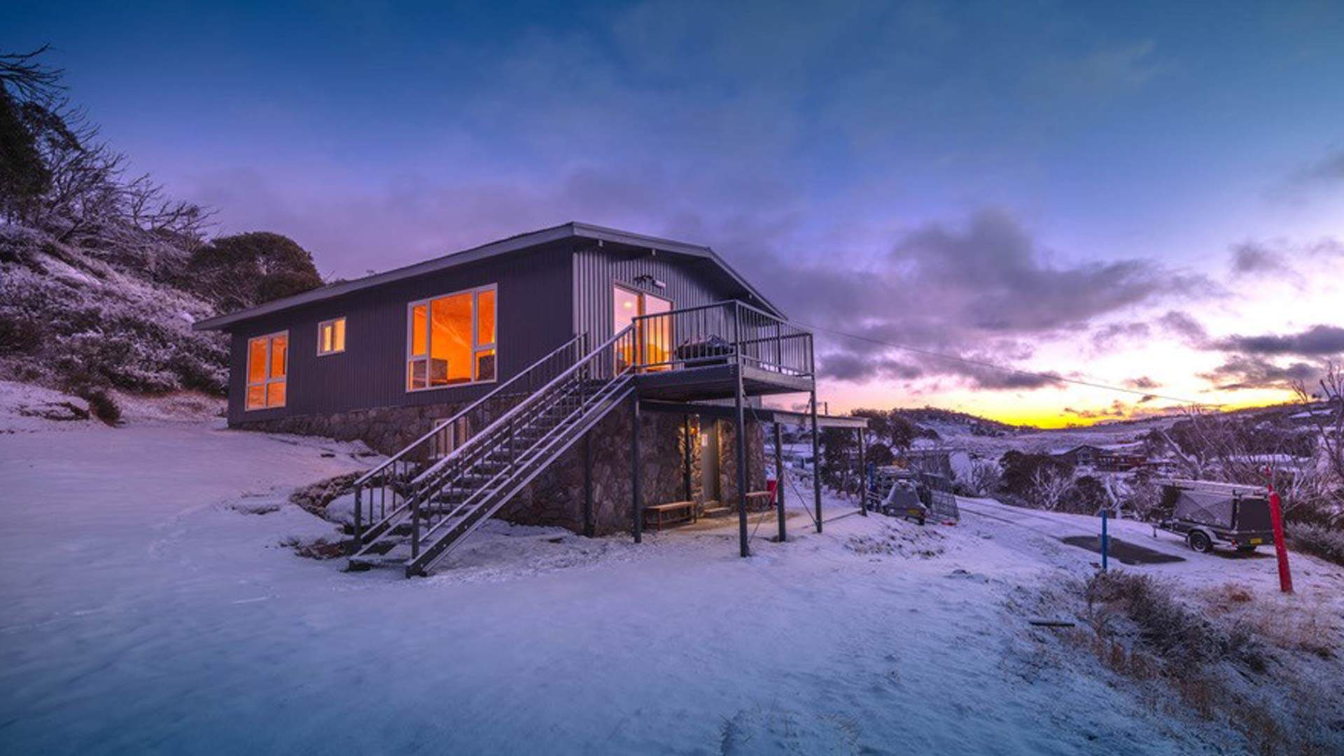 You Can Now Stay In This Secluded Ski-In Ski-Out Lodge in NSW