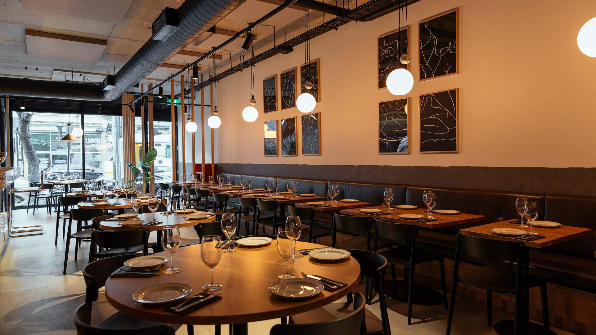 the dining room at Tipico, melbourne