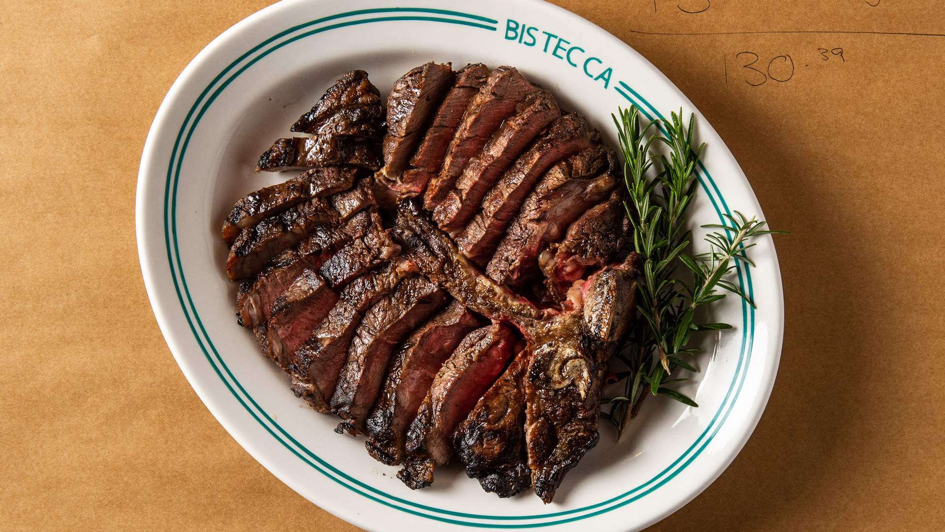 the bistecca alla Fiorentine at Bistecca - one of the best steaks in sydney