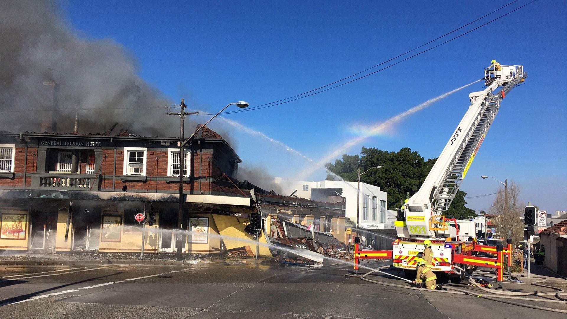 A Sydenham Pub Fire Has Disrupted This Afternoon's Rail And Bus Services